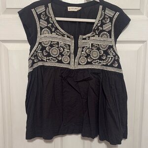 Short sleeve lucky brand blouse